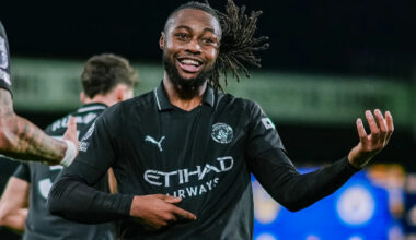 Antoine Semenyo reveals secret behind new 'guitar' celebration after Man City win at Leeds