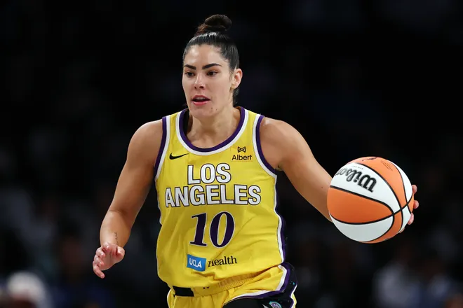 Kelsey Plum last participated in the 3-point contest in 2022.