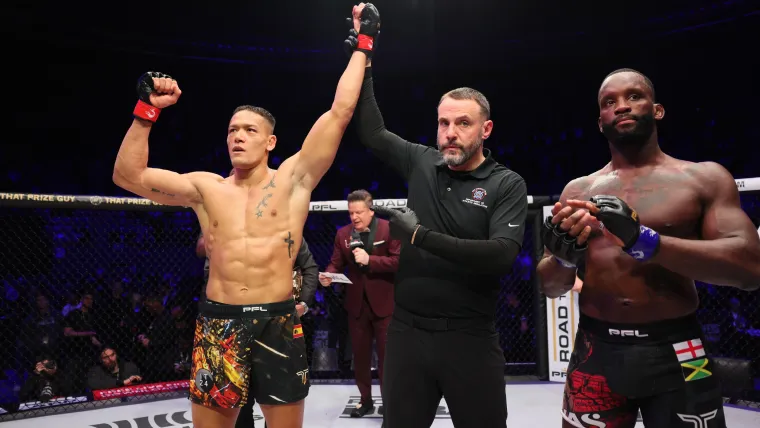 PFL Results: Costello van Steenis defends in decisive fashion image