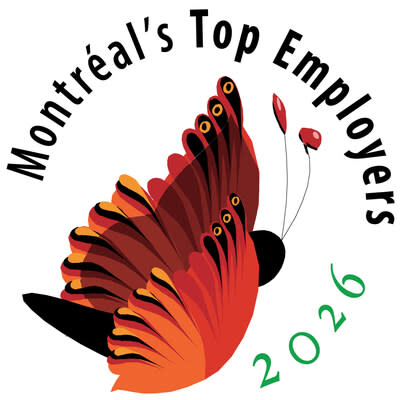 Logo for Montréal's Top Employers (2026) (CNW Group/Mediacorp Canada Inc.)