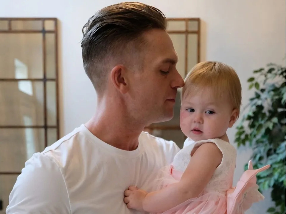  Curtis Wright with his daughter pictured in this undated photo. Wright, who was born in Edmonton, has spent four months in an ICE detention centre in Texas, even though he’s lived in the United States for nearly 30 years.