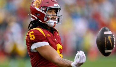 LA Rams could target USC's Makai Lemon with pick 13 at NFL draft