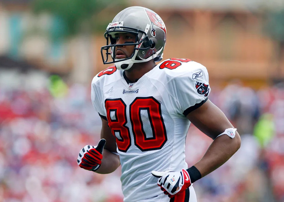 Tampa Bay Buccaneers wide receiver Michael Clayton during the first half against the New York Giants.