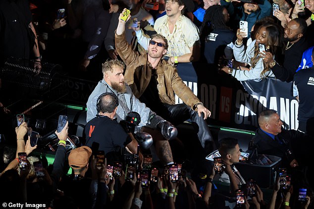 Paul and his brother Logan had promoted his deodorant brand ahead of his fight with Mike Tyson back in 2024