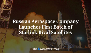 Russian Aerospace Company Launches First Batch of Starlink Rival Satellites