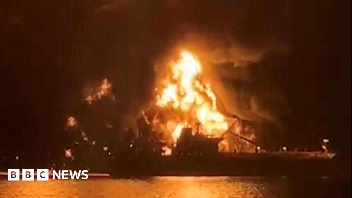 Oil price reaches $100 as new attacks reported on three cargo ships in Gulf - follow live