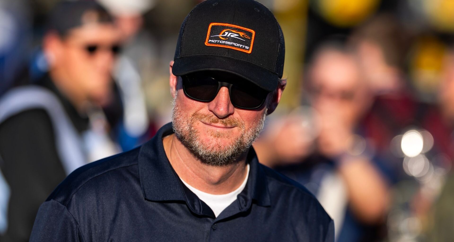 Feb 13, 2026; Daytona Beach, Florida, USA; NASCAR Cup Series team owner Dale Earnhardt Jr during practice for the Daytona 500 at Daytona International Speedway.