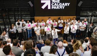 Political parties on sidelines at city hall after debut on Calgary's ballot last fall