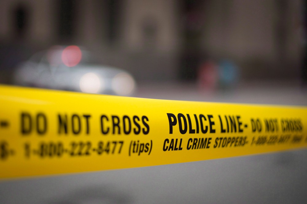 Police tape is shown in Toronto, Tuesday, May 2, 2017. THE CANADIAN PRESS/Graeme Roy