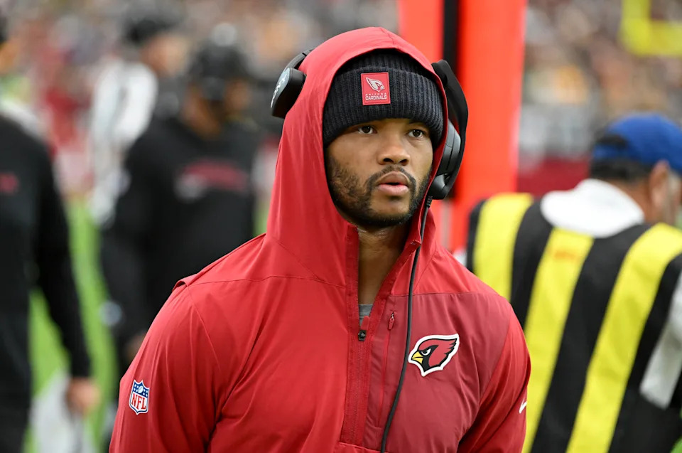Kyler Murray was cut by the Arizona Cardinals after seven seasons with the team. He quickly found a new home in Minnesota. (Photo by Norm Hall/Getty Images)