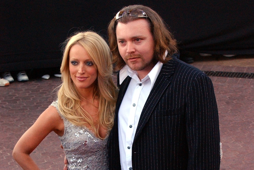 Jackie O and Kyle Sandilands at the 2003 ARIA Awards.