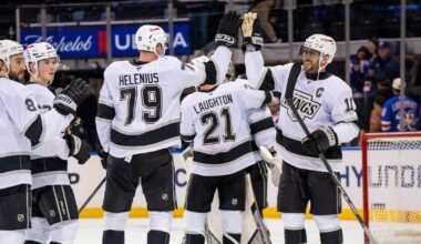 Alex Laferriere's 3-point performance powers Los Angeles Kings over New York Rangers