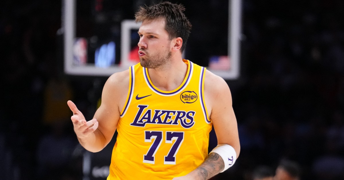 Luka Doncic scores 60 points as Lakers rally to defeat Heat in NBA | Basketball News
