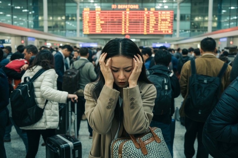 Thousands of passengers abandoned in canada today as calgary, montréal, toronto, vancouver, and ottawa cancel 97 and delay 445 flights, disrupting westjet, air canada, porter airlines, jazz aviation, air transat and other airlines