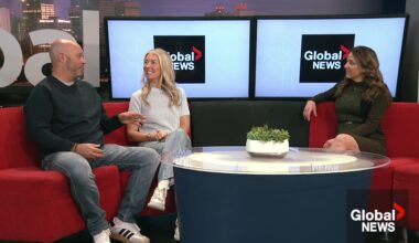 Bryan and Sarah Baeumler at the Edmonton Home + Garden Show