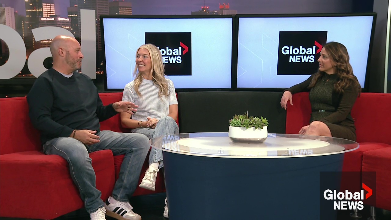 Bryan and Sarah Baeumler at the Edmonton Home + Garden Show