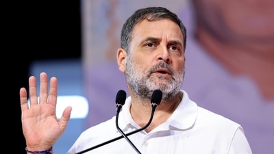 Rahul Gandhi argued the currency slide and fuel price surge would have a cascading effect across the economy, saying that the government may call it “normal” but this is not the reality. (File Photo: AICC)