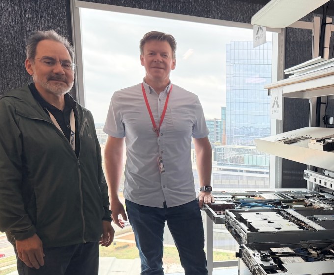 ASW Chip lab leaders Mark Carroll, Kristopher King