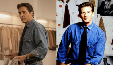 Alessandro Nivola in Love Story and the real Calvin Klein