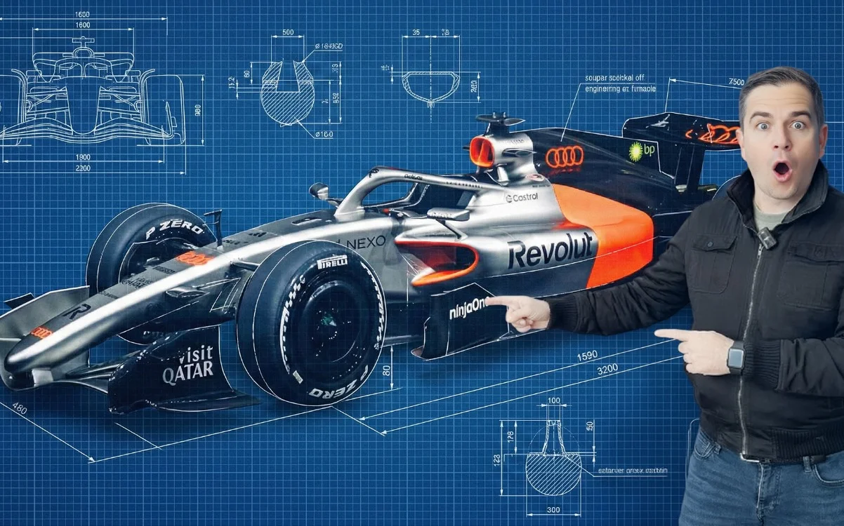 Audi has joined F1 and we got an exclusive look at its stunning new livery in person