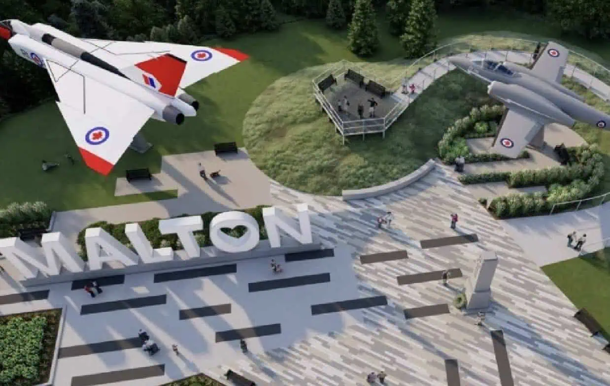 avro arrow replica to be installed at mississauga park june 2026.