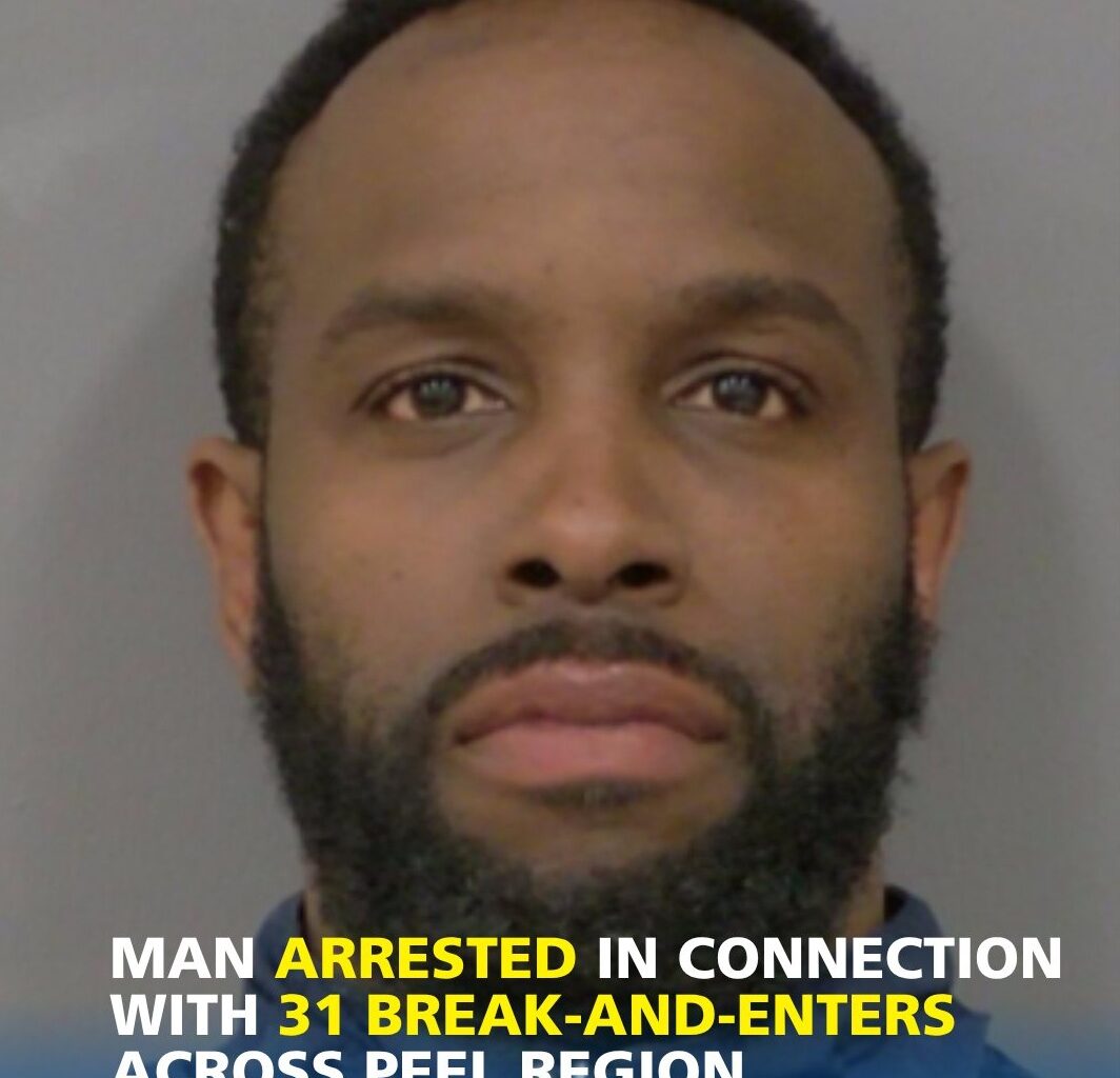 mississauga man charged in dozens of break-and-enters.