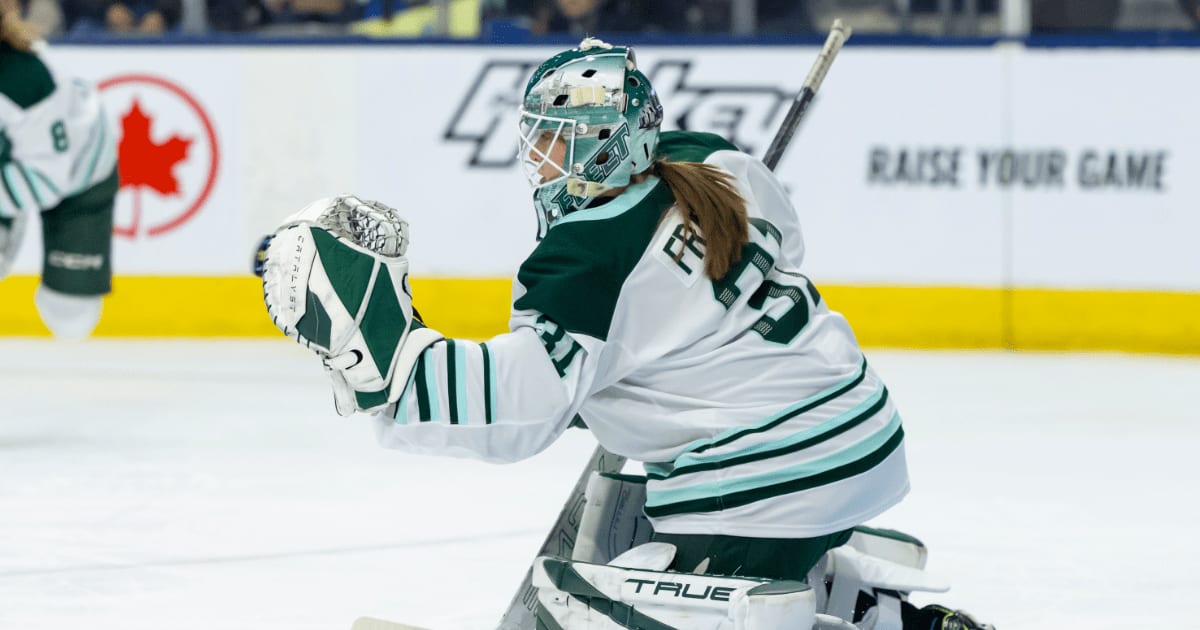 FRANKEL REACHES RECORD THREE CONSECUTIVE SHUTOUTS IN 4-0 ROUT OF TORONTO | PWHL