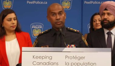 new crime fighting bill press conference in mississauga.