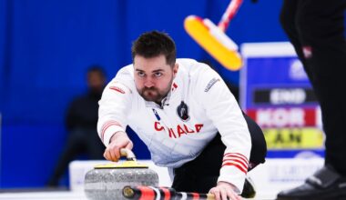 Canada's Dunstone suffers first loss at world men's curling championship