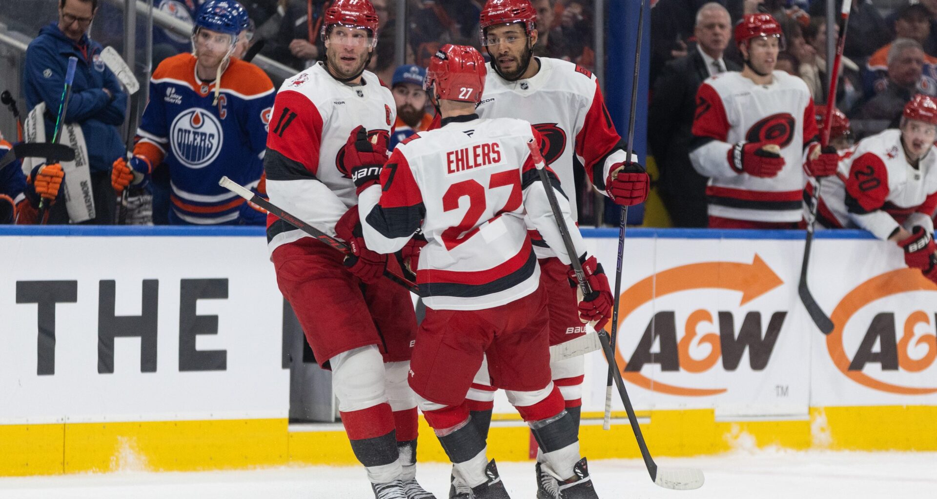 Surging Hurricanes shut down Oilers 6-3 with 'full team effort' on the road