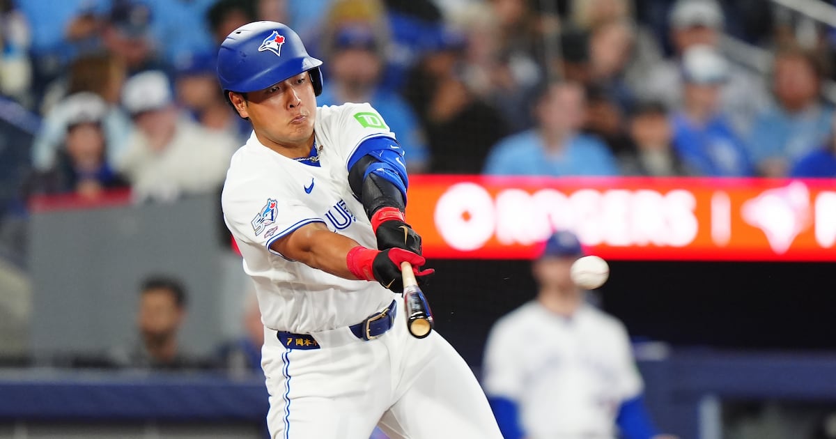 Kazuma Okamoto records first career big-league hit in Toronto Blue Jays’ season opener