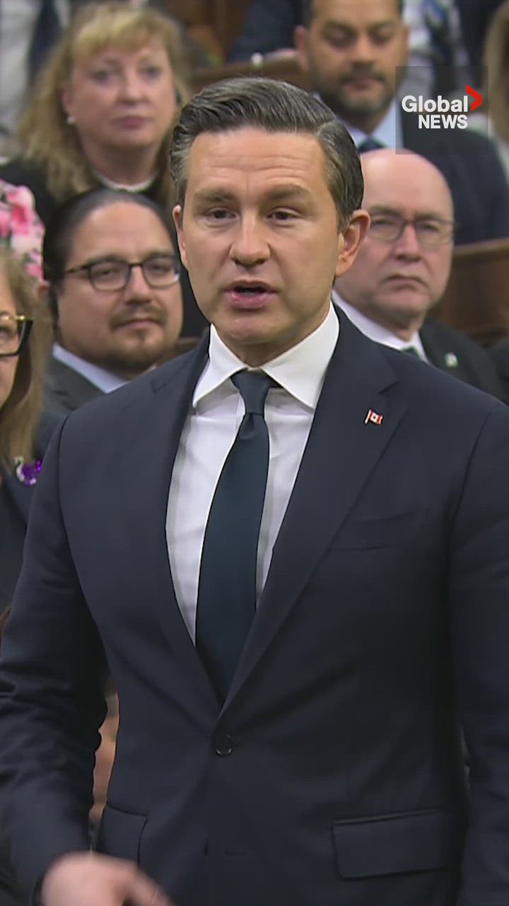 Click to play video: '‘It feels like Groundhog Day’: Carney rebukes Poilievre question on industrial carbon tax'