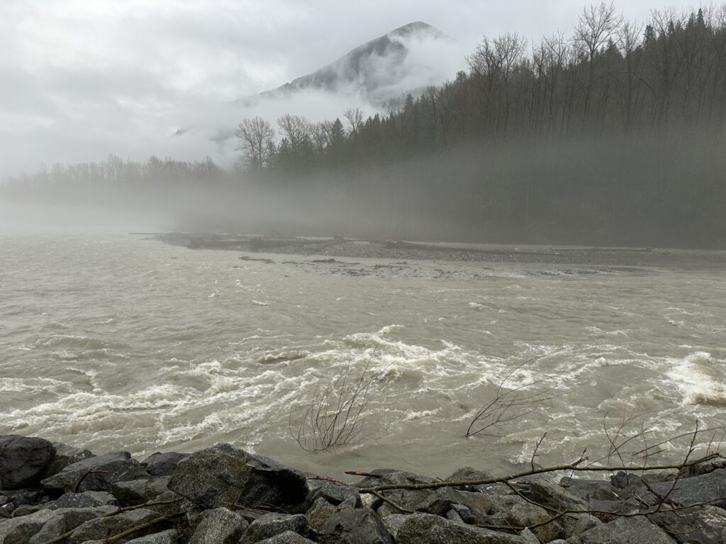 The Chilliwack River is seen on Thursday March 19, 2026.