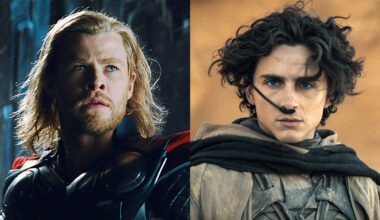 Chris Hemsworth as Thor vs. Timothée Chalamet as Paul in Dune 2