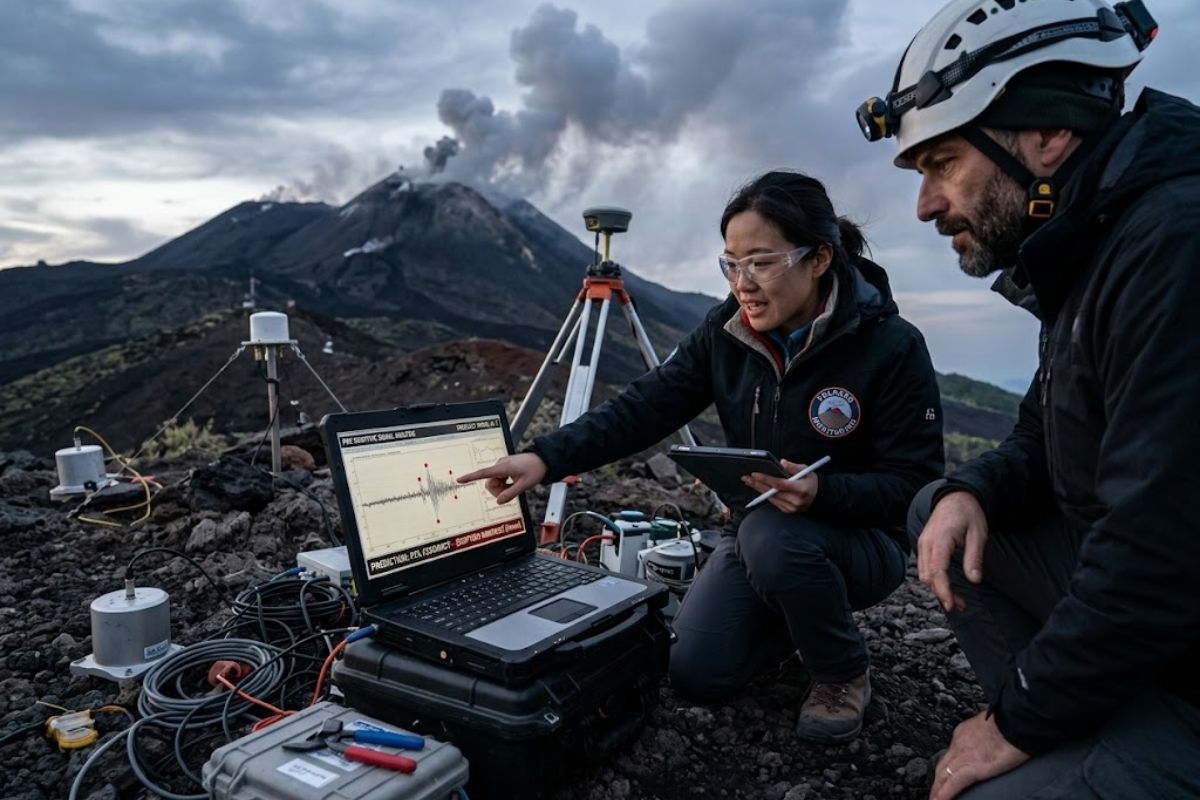 Eruption, magma, and volcano receive new volcanic alert with volcanic monitoring capable of anticipating signs hours before the explosion.