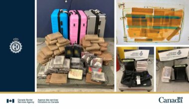 100 kilos of cocaine seized at toronto pearson airport mississauga.