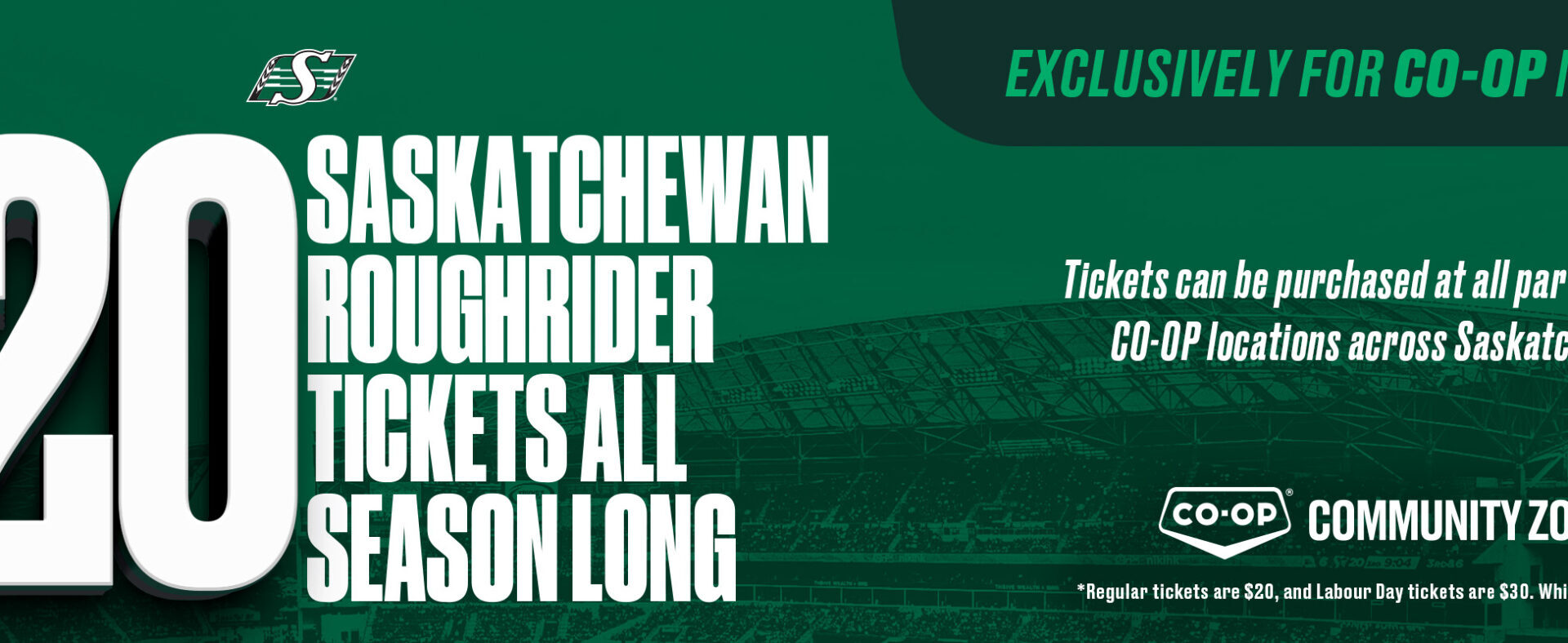 Co-op Community Zone Returns with $20 Rider Tickets