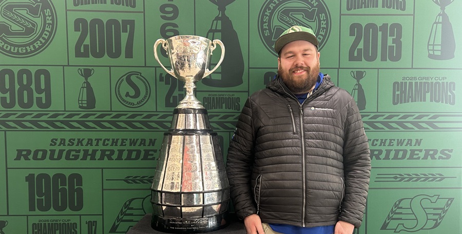 Cross Sask Check Up: Grey Cup makes official visit to West Central!