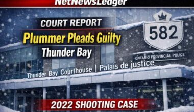 Plummer pleads guilty in Superior Court to 2022 Thunder Bay shooting and firing at OPP; sentence TBD