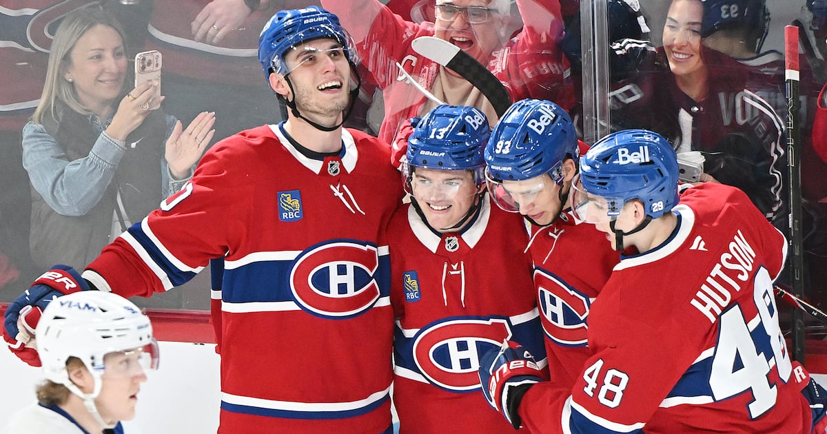 Cole Caufield scores hat trick as part of five-point night; Canadiens crush Islanders