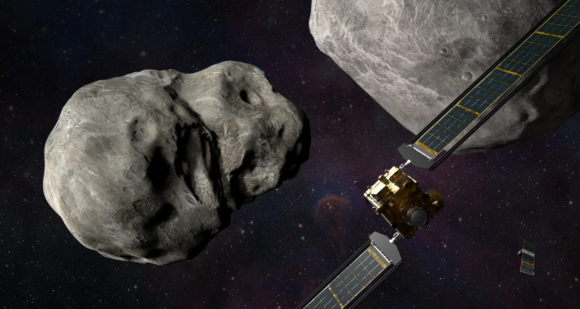 Asteroids Throw Debris at Their Moons, DART Reveals