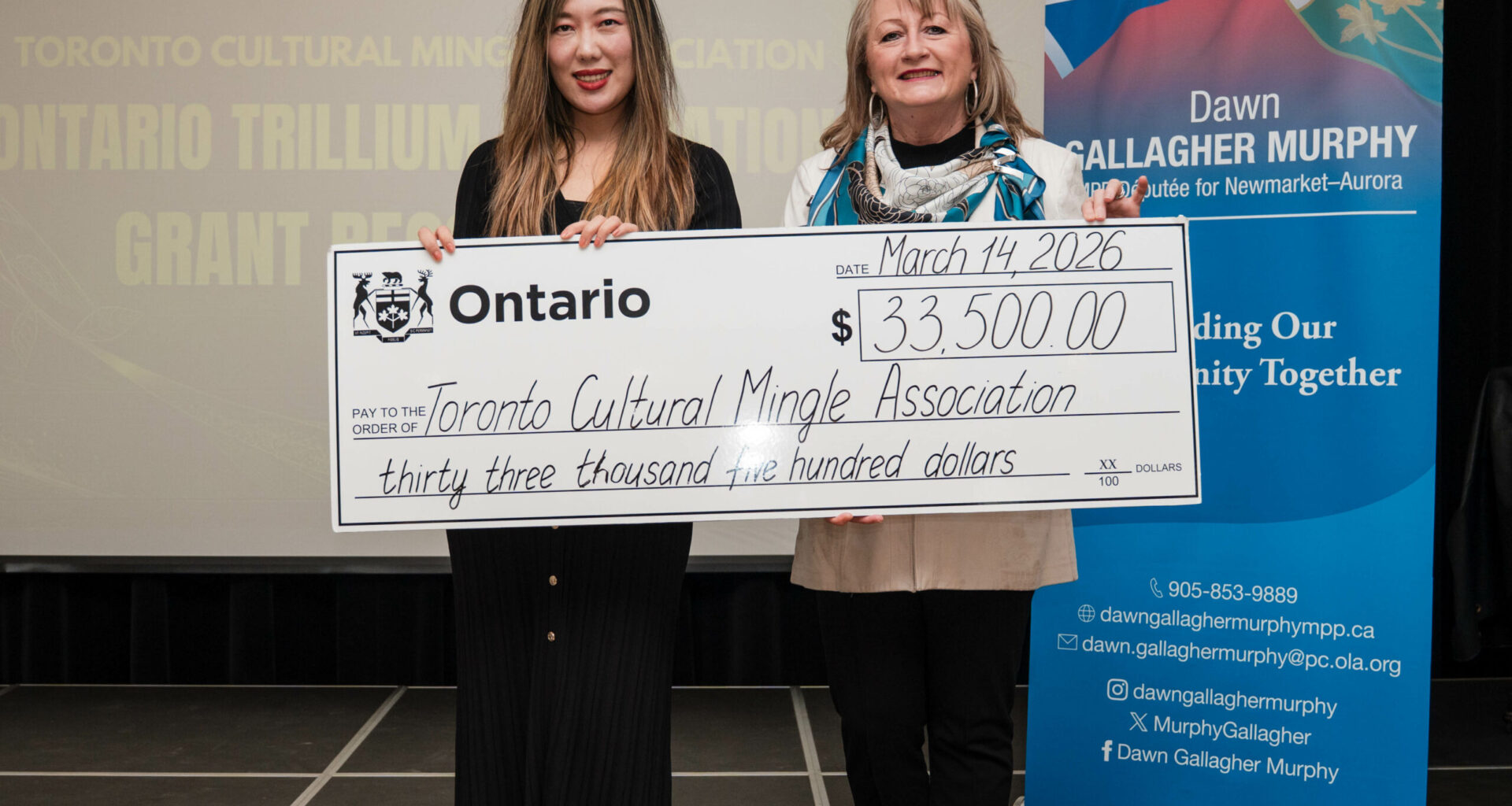 $33,500 OTF Grant from the Ontario Government is in Step with the Toronto Cultural Mingle Association’s Programs