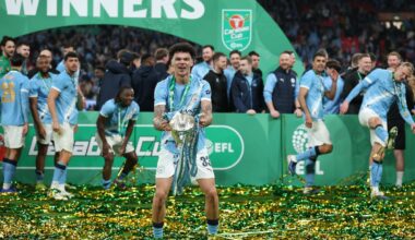Man City dominates Arsenal to win English League Cup and make statement in Premier League title race