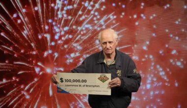 Family gives grandfather a wish list following second big lottery win in Brampton