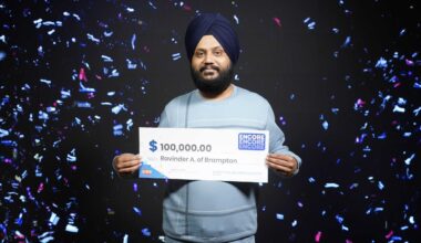 $100K lottery winner giving to charity after big payout in Brampton