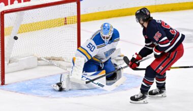 Haydn Fleury ends 2-year goal drought as the Jets edge the Blues