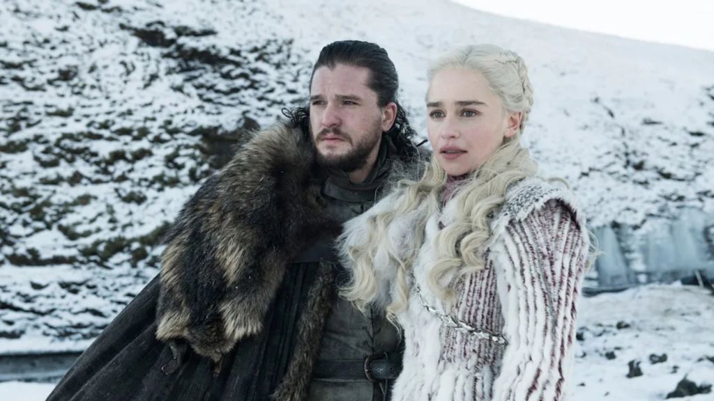 Daenerys and Jon Snow in Game of Thrones