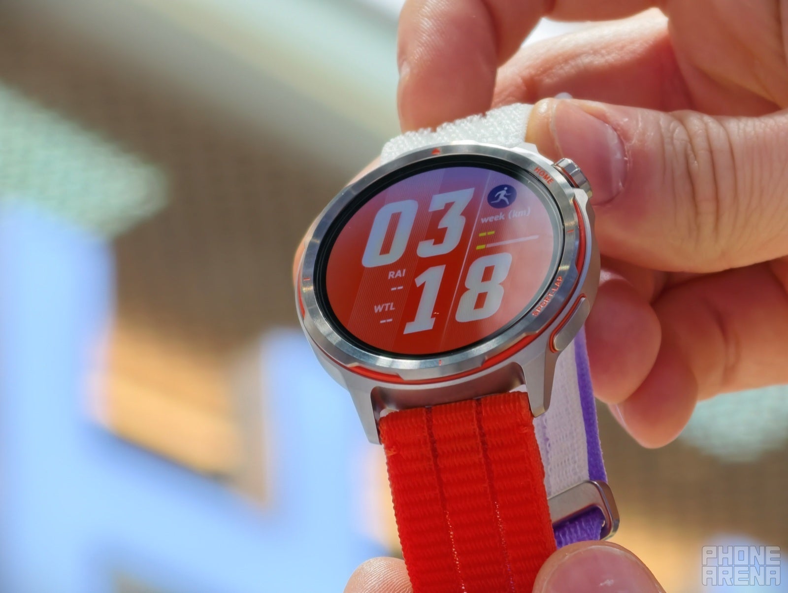 Titanium case, very lightweight | Image by PhoneArena - Huawei Watch GT Runner 2 hands-on: what makes this a running watch?