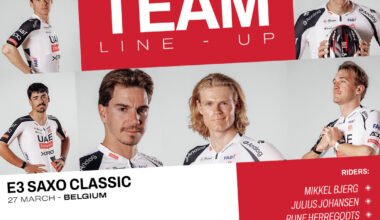 Mikkel Bjerg will return at the E3 Saxo Classic