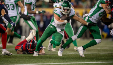 Star running back wants to run it back with Roughriders